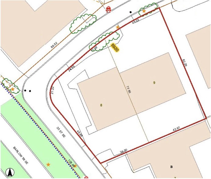 5920 35th St SE, Calgary, AB à louer - Plan cadastral – Image 3 sur 4