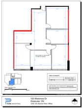 100 Westmore Dr, Toronto, ON à louer Plan d’étage– Image 1 sur 1