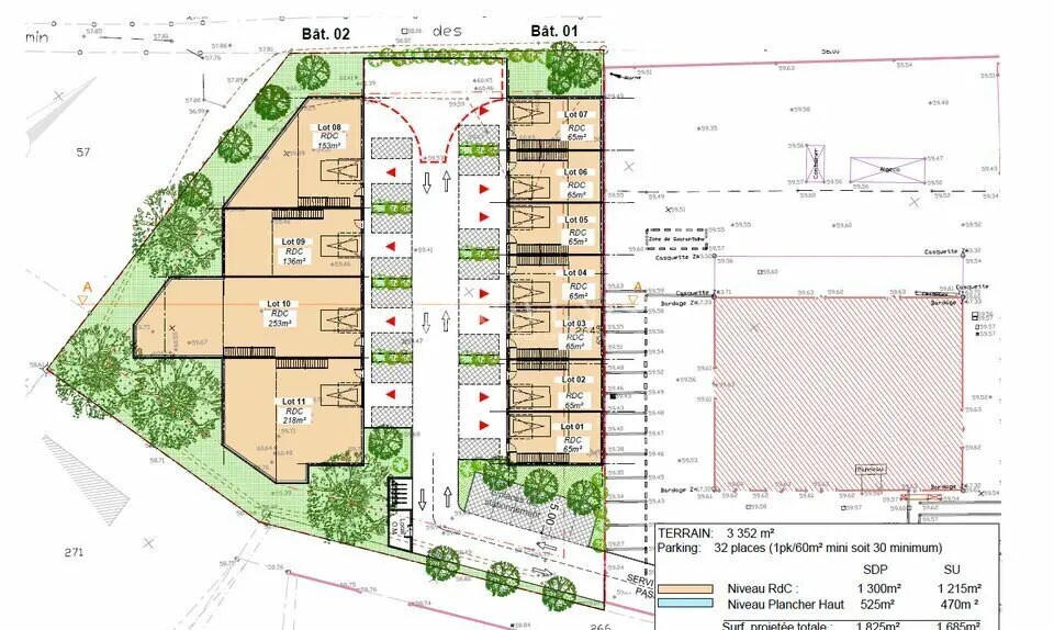 Local d'activités dans Lunel à vendre - Plan de site – Image 3 sur 4