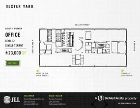 700 Dexter Ave N, Seattle, WA à louer Plan d’étage– Image 1 sur 1
