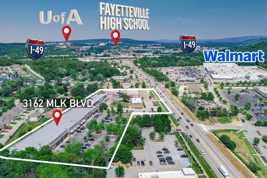 3162 W Sixth St, Fayetteville, AR à louer - Photo de l’immeuble – Image 2 sur 9