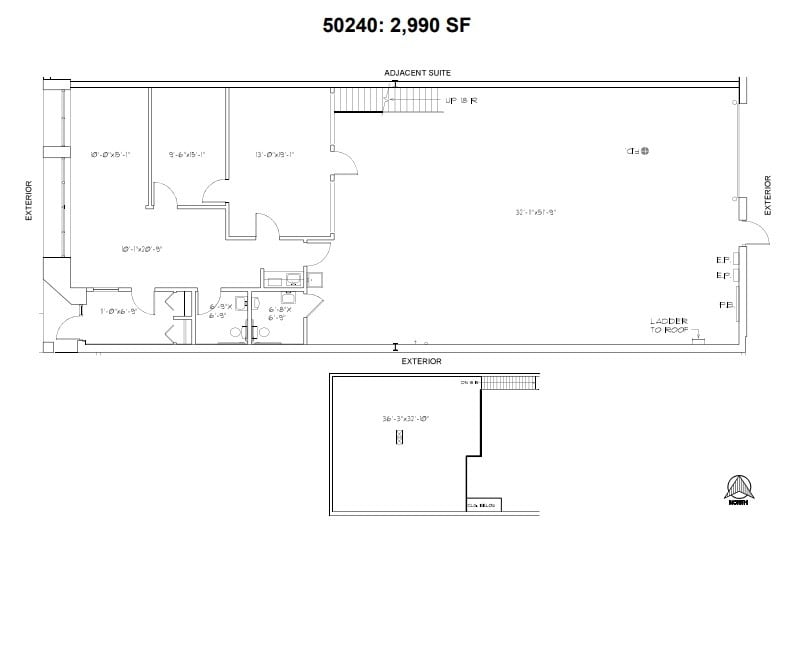 50220-50230 Dennis Industrial Ct, Wixom, MI à louer Plan d’étage– Image 1 sur 2