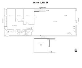 50220-50230 Dennis Industrial Ct, Wixom, MI à louer Plan d’étage– Image 1 sur 2