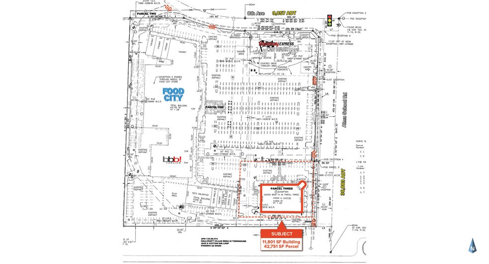856 S Alma School Rd, Mesa, AZ à vendre - Plan de site – Image 3 sur 3