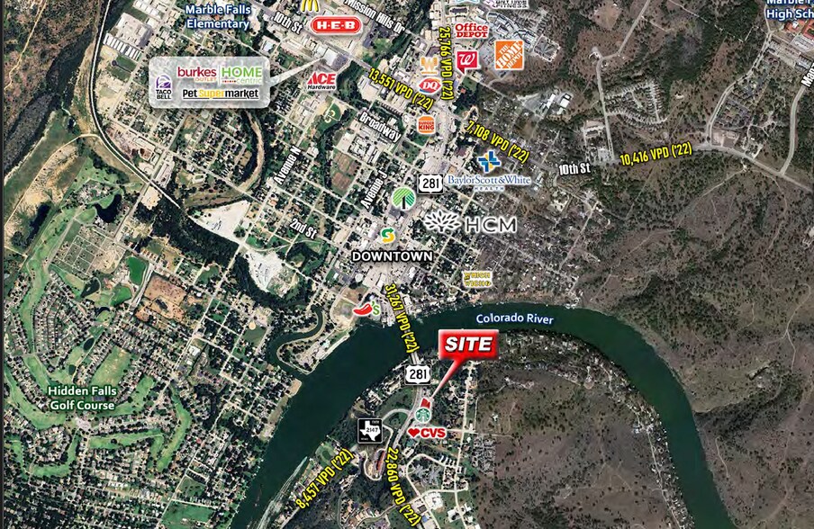 TBD Highlander, Marble Falls, TX à vendre - Photo de l’immeuble – Image 3 sur 4