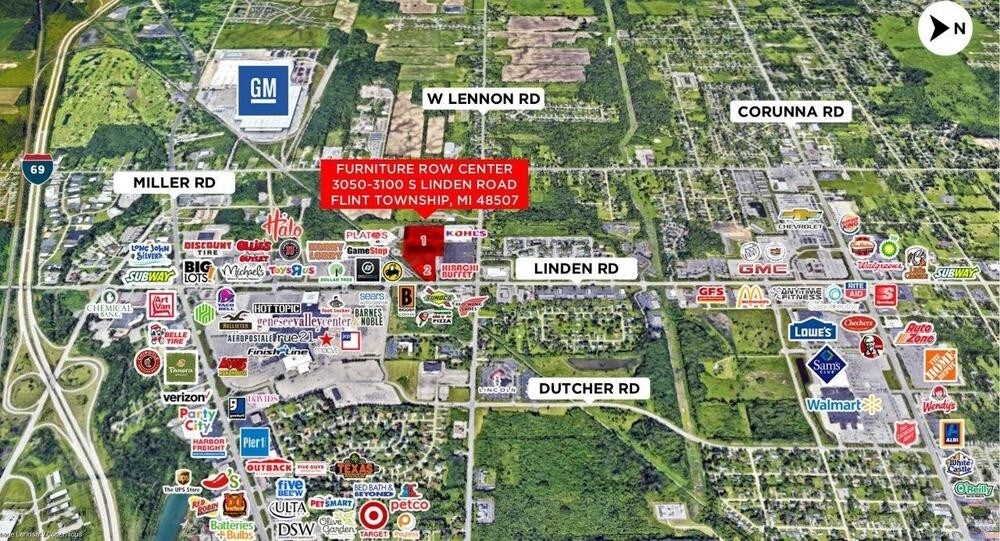 3066 S Linden Rd, Flint, MI à louer Aérien– Image 1 sur 2