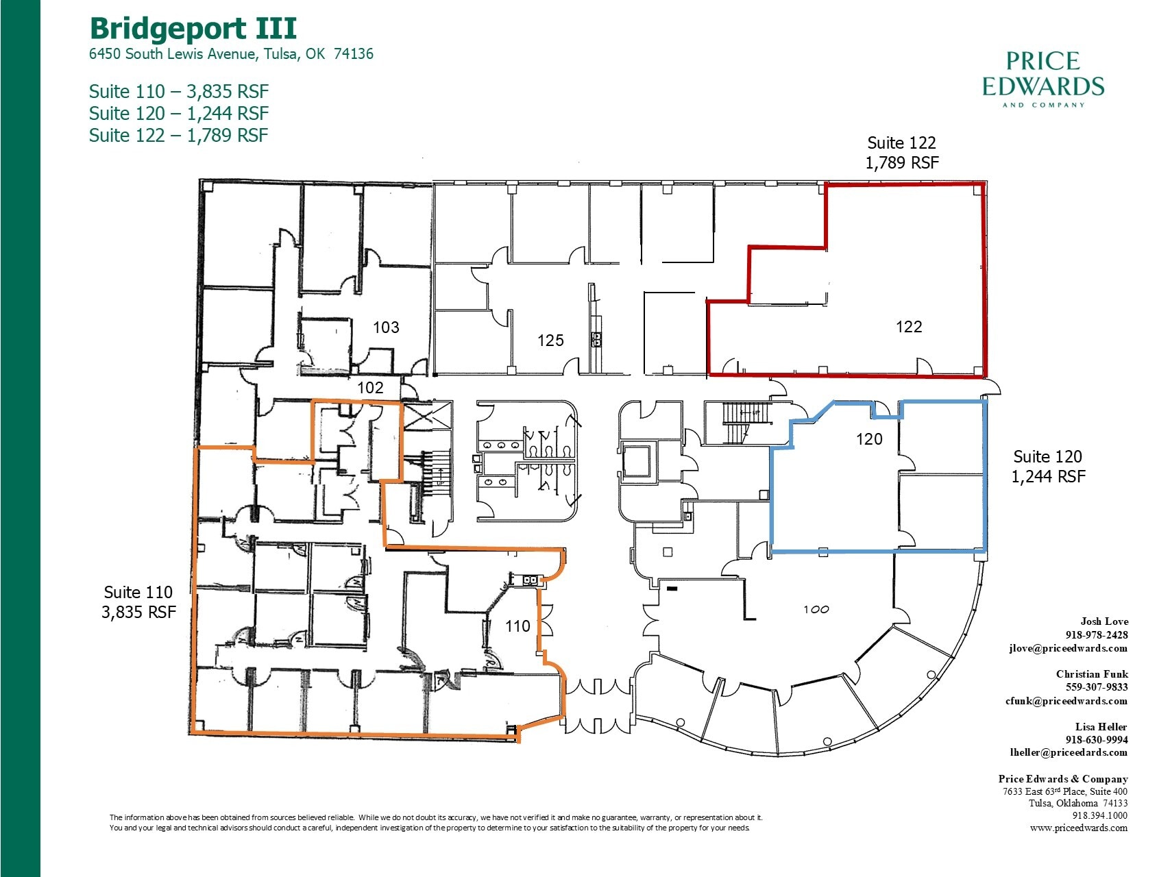 6450 S Lewis Ave, Tulsa, OK à louer Plan d’étage– Image 1 sur 1