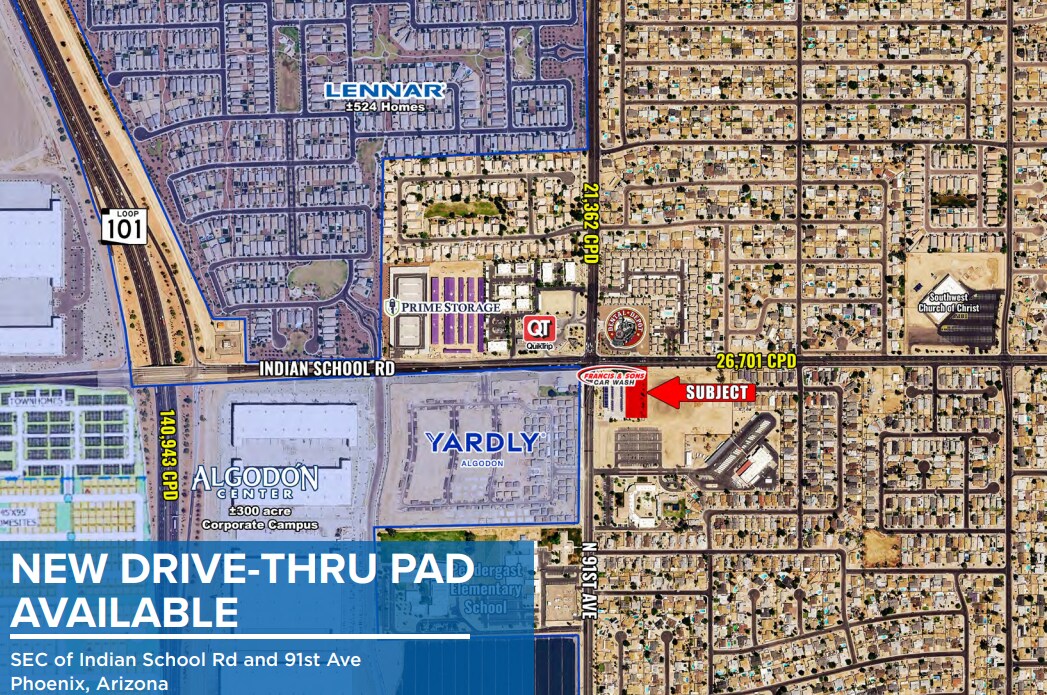 9045 W Indian School Rd, Phoenix, AZ à vendre Photo de l’immeuble– Image 1 sur 5
