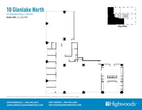 10 Glenlake Pky NE, Atlanta, GA à louer Plan de site– Image 1 sur 1