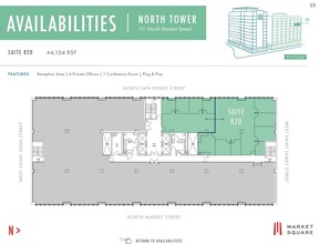 111 W Saint John St, San Jose, CA à louer Plan d’étage– Image 1 sur 1