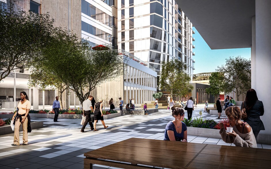6115 W Sunset Blvd, Los Angeles, CA à louer - Photo de l’immeuble – Image 3 sur 5