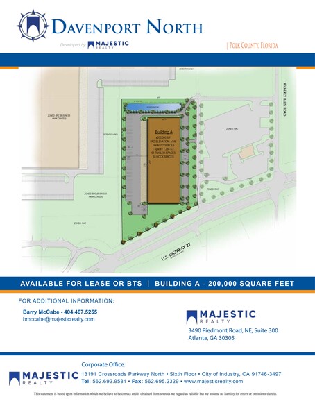 Interstate 4 & I 27, Davenport, FL à louer - Plan de site – Image 3 sur 3