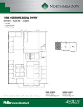 1150 Northmeadow Pky, Roswell, GA à louer Plan d’étage– Image 1 sur 2