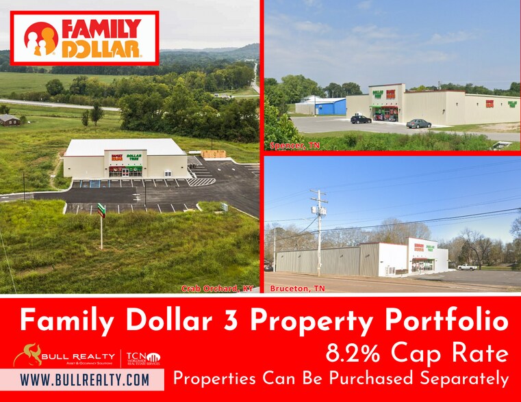 Family Dollar 3 Property Portfolio portefeuille de 3 biens à vendre sur LoopNet.fr - Photo principale – Image 1 sur 5