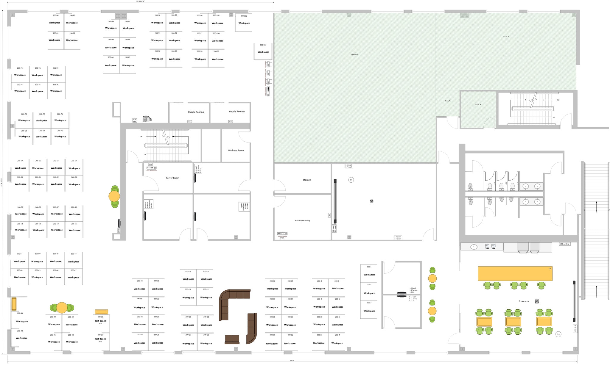 9600 NE Cascades Pky, Portland, OR à louer Plan d’étage– Image 1 sur 1