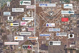 8525 W Monroe Rd, Houston, TX - VUE AÉRIENNE  vue de carte