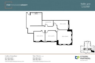 5000 Legacy Dr, Plano, TX à louer Plan d’étage– Image 1 sur 1