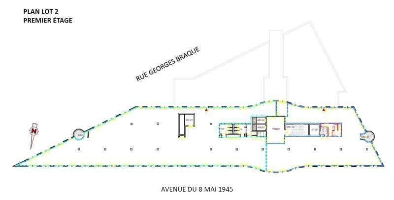 1 Rue Georges Braque, Guyancourt à louer Plan d’étage– Image 1 sur 5