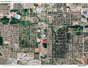 801 S Main St, Keller, TX - Vue aérienne vue de carte - Image1