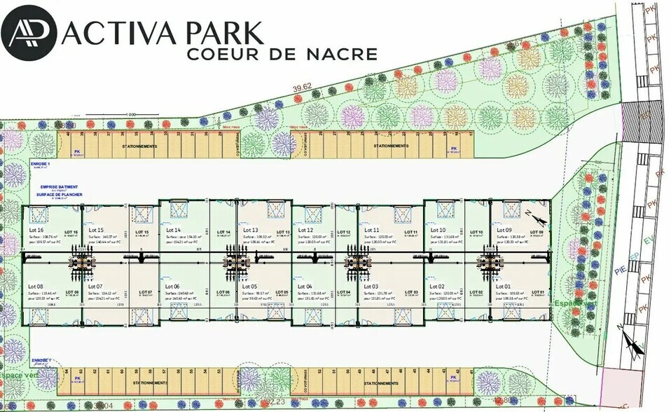 Local d’activités dans DOUVRES-LA-DÉLIVRANDE à louer - Plan de site – Image 3 sur 3