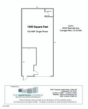 8100-8110 Remmet Ave, Canoga Park, CA à louer Plan d’étage– Image 1 sur 1