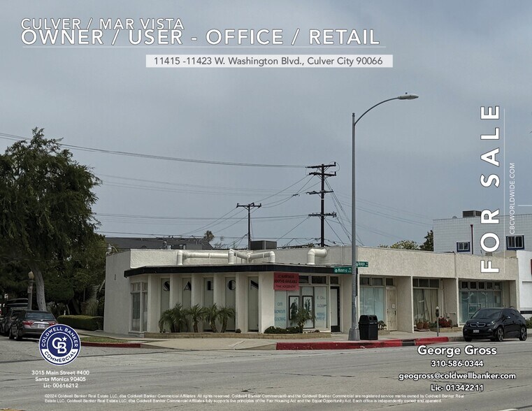 11415 W Washington Blvd, Los Angeles, CA à vendre - Photo de l’immeuble – Image 1 sur 7