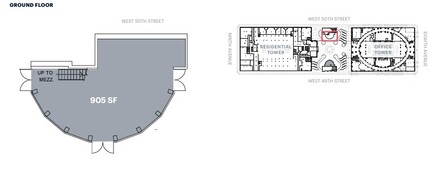 322-348 W 50th St, New York, NY à louer Plan d’étage– Image 1 sur 1