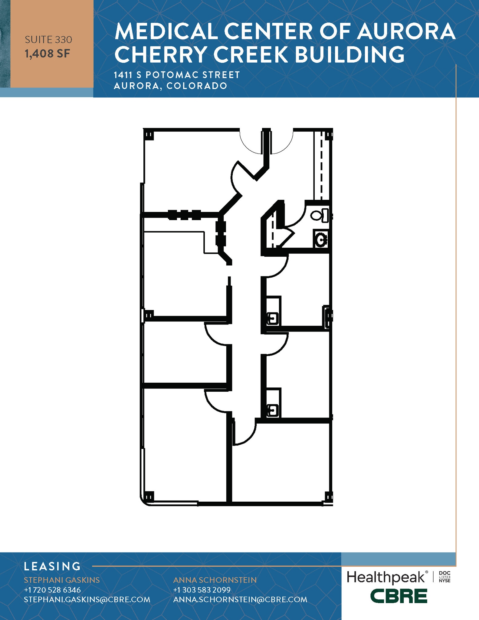 1411 S Potomac St, Aurora, CO à louer Plan d’étage– Image 1 sur 1