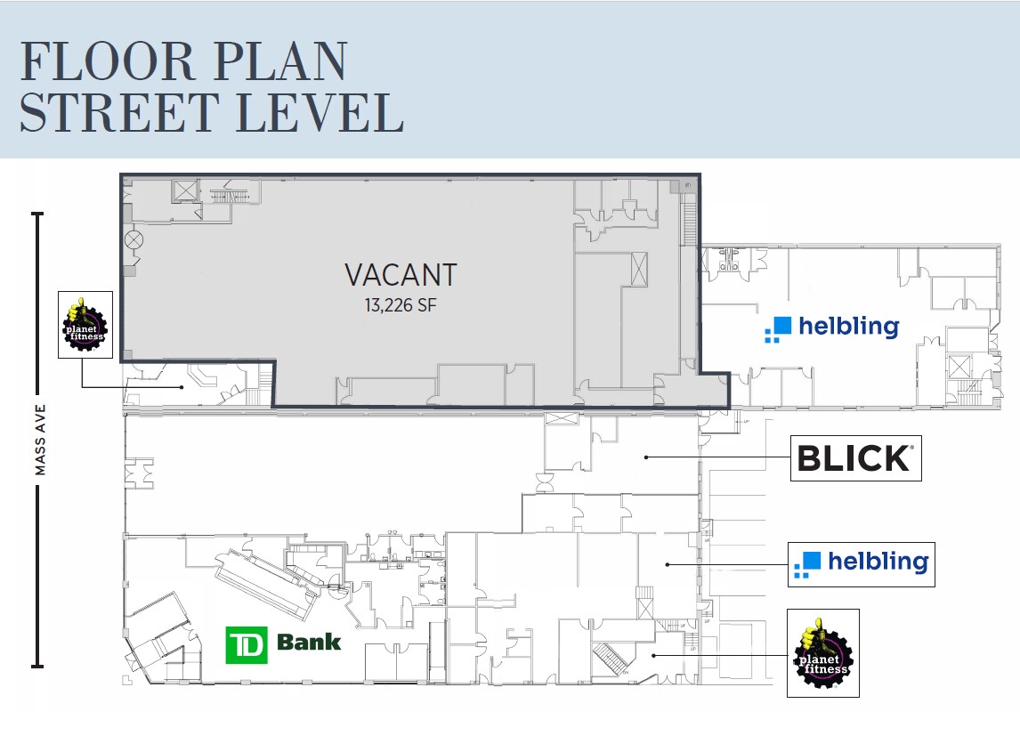 625 Massachusetts Ave, Cambridge, MA à louer Plan d’étage– Image 1 sur 1