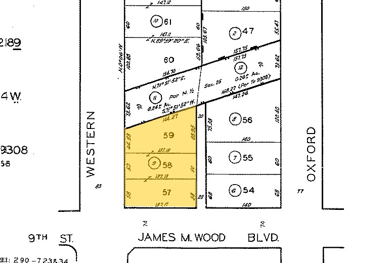 866 S Western Ave, Los Angeles, CA à louer - Plan cadastral – Image 3 sur 3