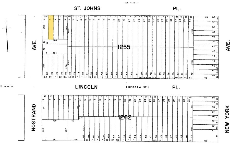 846 Saint Johns Pl, Brooklyn, NY à vendre - Plan cadastral – Image 2 sur 3