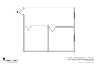 115 Aikens Center, Martinsburg, WV à louer Plan d’étage– Image 1 sur 1