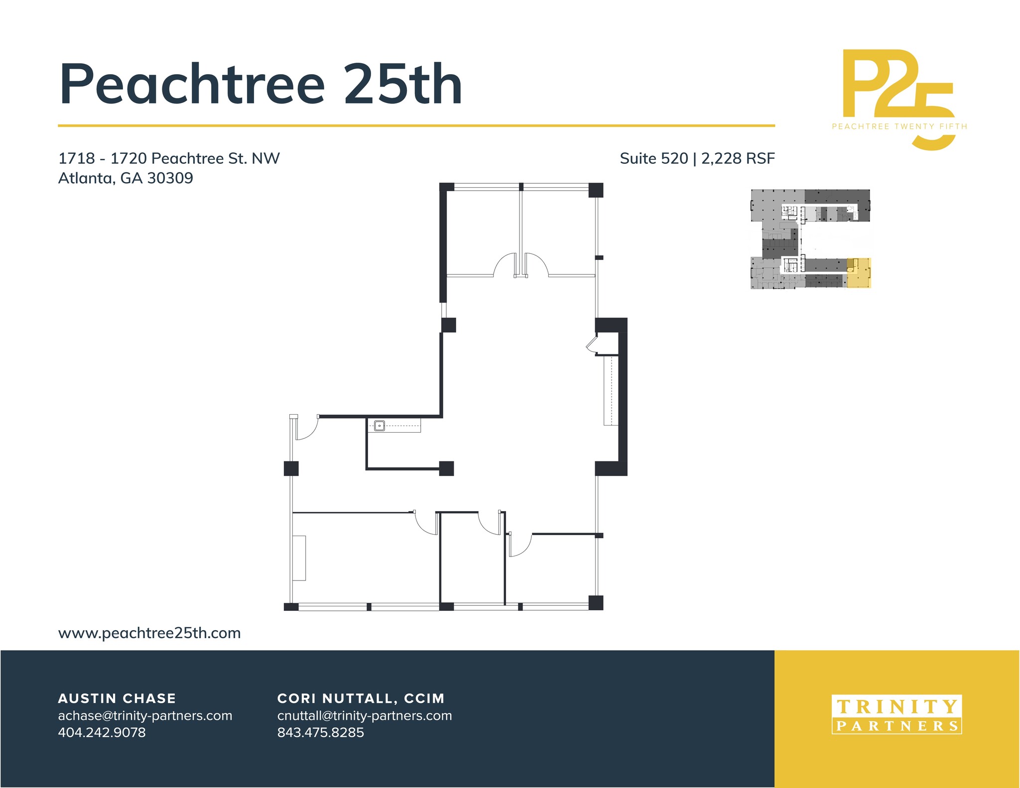 1718-1720 NW Peachtree St, Atlanta, GA à louer Plan de site– Image 1 sur 1