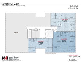 1800 S Australian Ave, West Palm Beach, FL à louer Plan d’étage– Image 2 sur 3