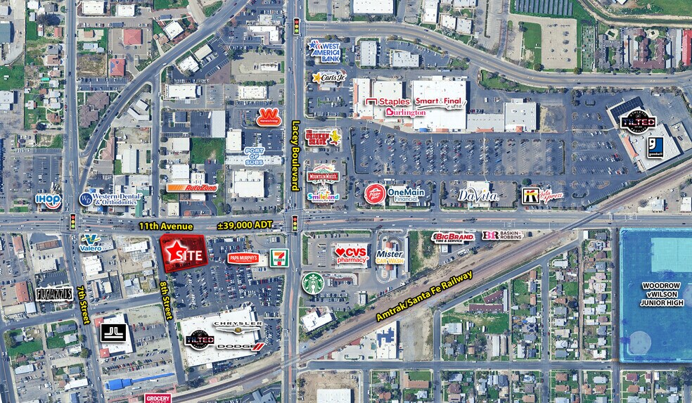 323 N 11th Ave, Hanford, CA à louer - Aérien – Image 2 sur 5