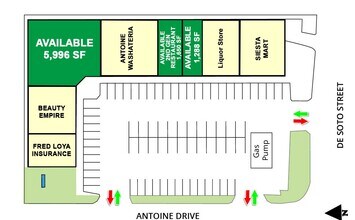 6002 Antoine Dr, Houston, TX à louer Plan de site– Image 1 sur 1