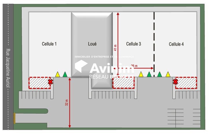 Industriel/Logistique dans Chilly-Mazarin à louer - Plan de site – Image 2 sur 2