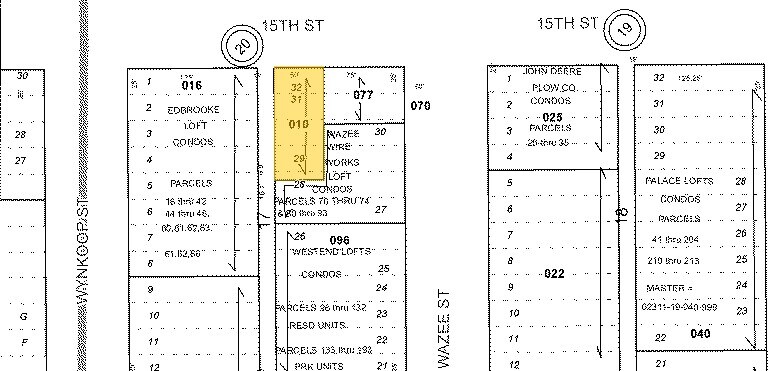 1614 15th St, Denver, CO à louer - Plan cadastral – Image 2 sur 4