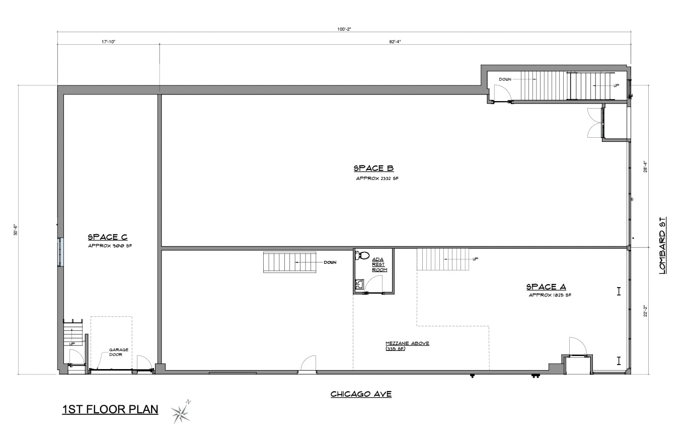 8926-8928 N Lombard St, Portland, OR à louer Plan d’étage– Image 1 sur 1