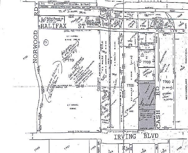 4001 Irving Blvd, Dallas, TX à louer - Plan cadastral – Image 2 sur 3