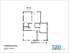 4815-4821 S Sheridan Rd, Tulsa, OK à louer Plan d’étage– Image 1 sur 2