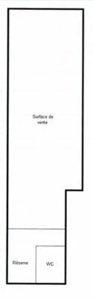 Local commercial dans Biscarrosse à louer - Plan d’étage – Image 2 sur 2
