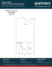 12999-13003 Murphy Rd, Stafford, TX à louer Plan de site– Image 1 sur 1
