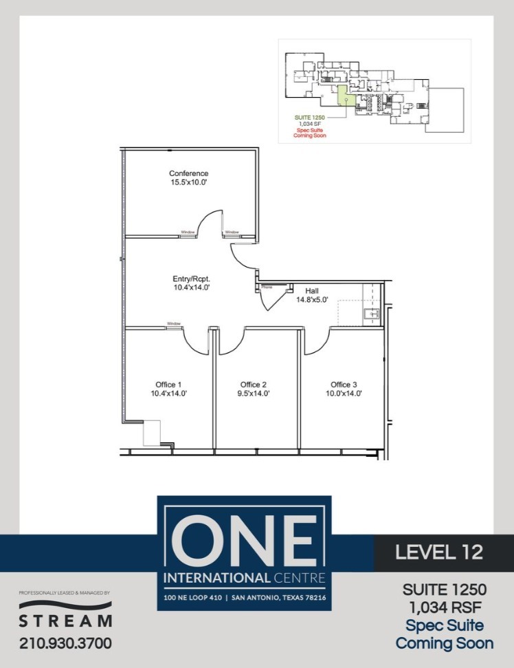 100 NE Loop 410, San Antonio, TX à louer Plan d’étage– Image 1 sur 1