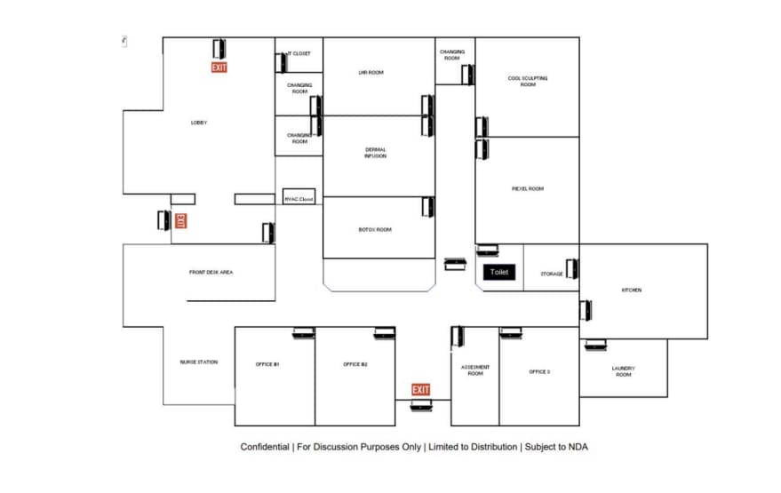 1245 S Main St, Grapevine, TX à louer Plan d’étage– Image 1 sur 1