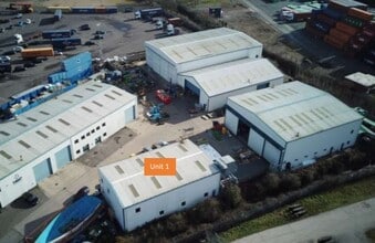 Harbour Clos, Marchwood, HAM - VUE AÉRIENNE vue de carte