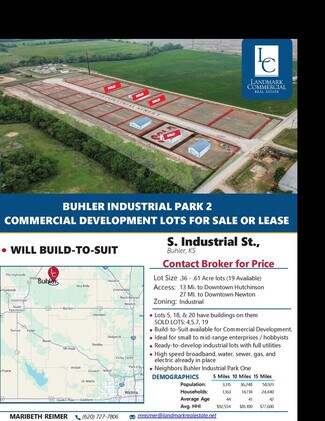 Plus de détails pour 0000 S Industrial St, Buhler, KS - Terrain à louer