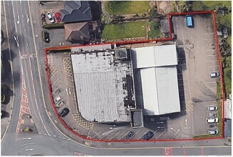 Mucklow Hl, Halesowen, WMD - Vue aérienne vue de carte