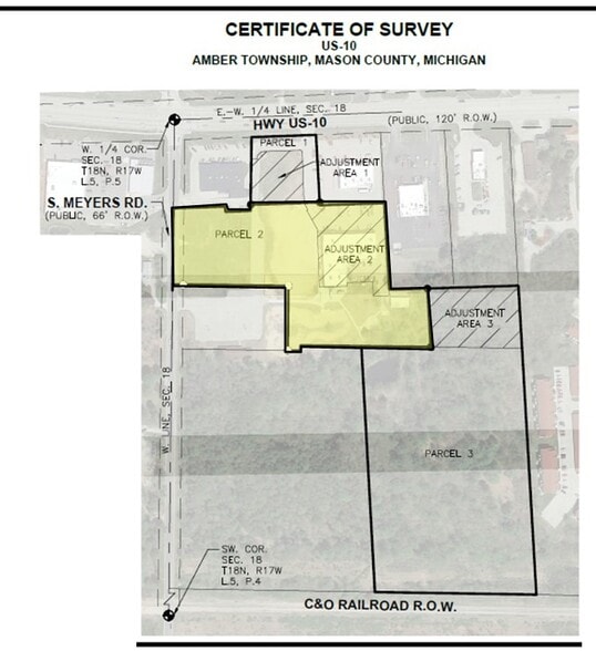 4743 W US Highway 10, Ludington, MI à louer - Plan de site – Image 2 sur 2
