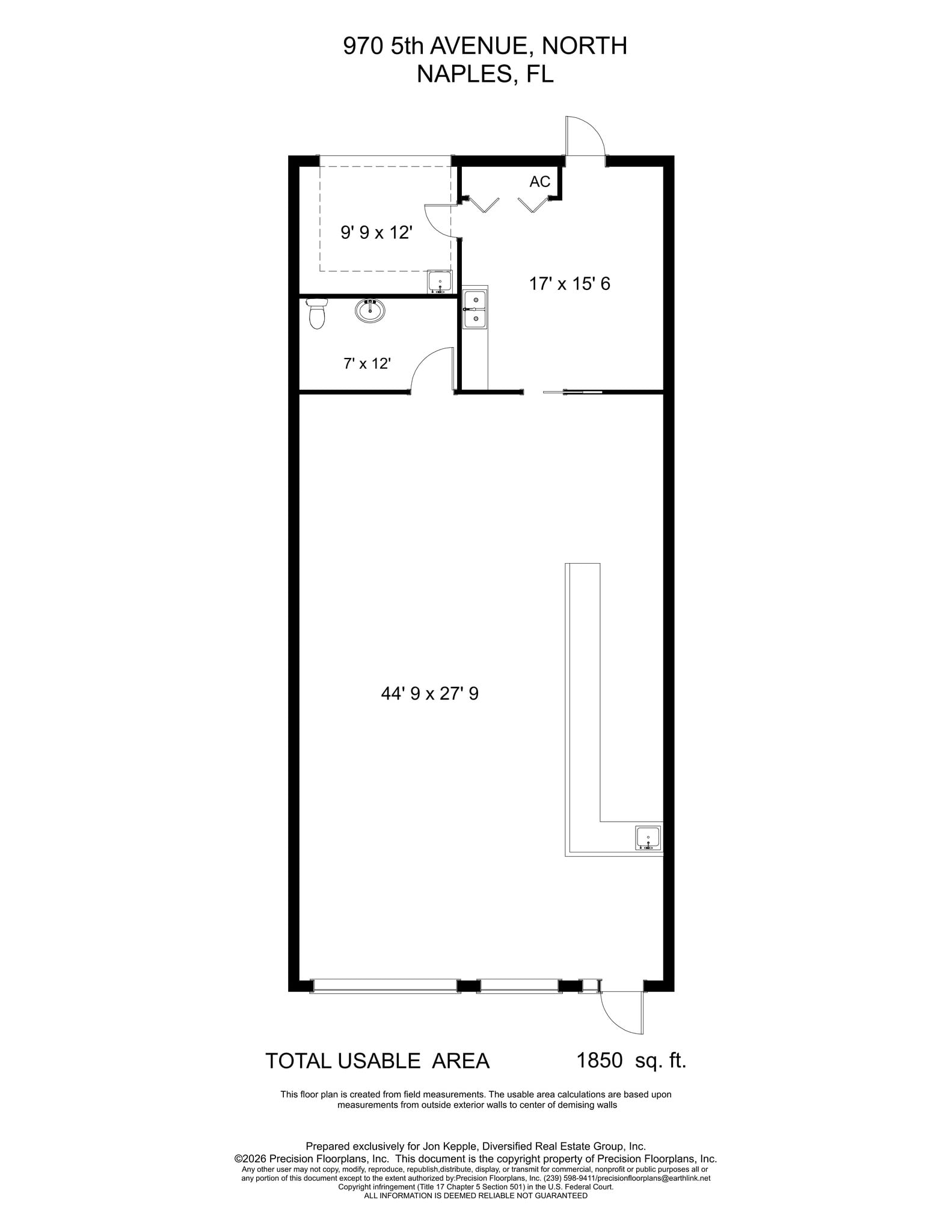 932-990 5th Ave N, Naples, FL à louer Plan de site– Image 1 sur 1